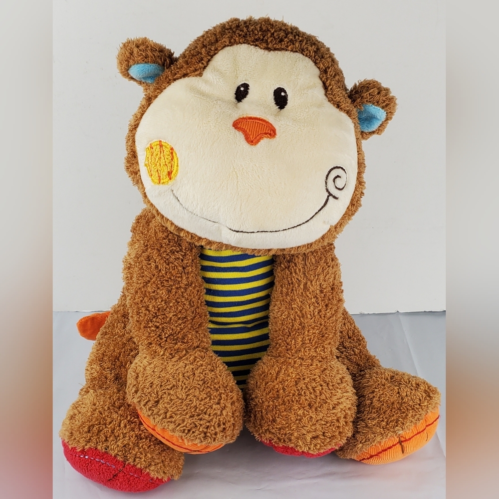 Mary Meyer Cheery Cheeks Floppy Monkey Plush Stuffed Animal Toy - EUC